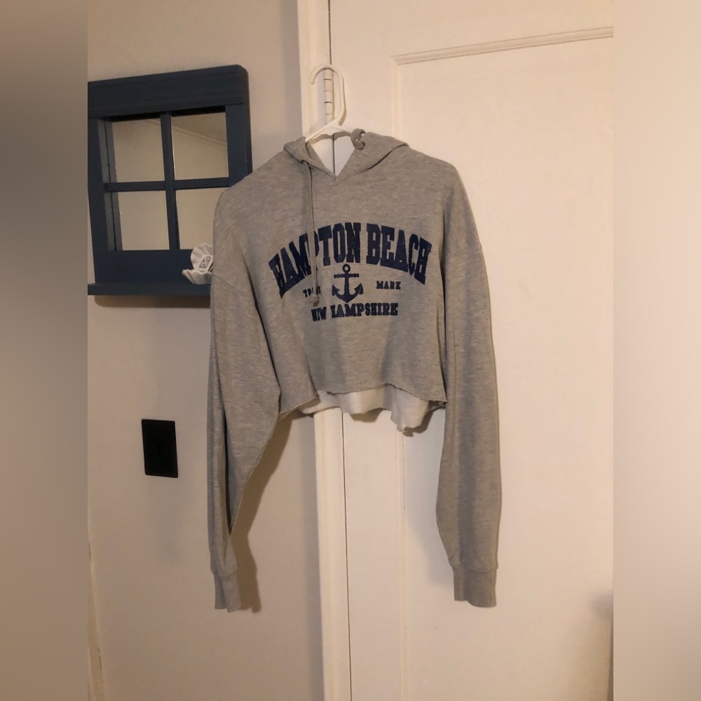 Gray Hampton Beach Hoodie